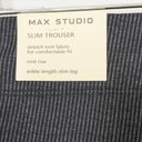 Max Studio  Black and Charcoal Slim Ankle Trouser, NWT, Small, MSRP $98 Photo 7