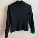 International concepts  Black Knit Bomber Jacket Photo 1