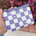 Coach NWT  Corner Zip Wristlet With Checkerboard Print Photo 0