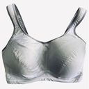 Lane Bryant LIVI Active Sports Bra Grey High Impact  38H Molded Underwire Photo 0