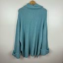 Lane Bryant  Womens Blue Textured Knit Cowl Neck Sweater Sz 26/28 | Comfy Cozy Photo 5