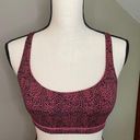 CRZ Yoga Pink & Black Leopard Print Low Support Strappy Back Sports Bra Medium Photo 4