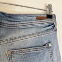 Pilcro Anthropologie Hyphen Distressed Denim Roll Up Bermuda Shorts Light Wash Photo 7