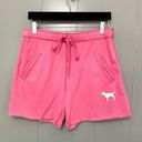 PINK - Victoria's Secret  Pink Logo Y2K Fleece Cut-off Loungewear Sweat Shorts Photo 1