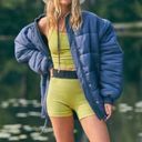 Free People Movement  Midnight Moon Puffer Bomber Jacket Size Small Photo 0