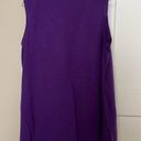 Coldwater Creek Purple Sleeveless Top Photo 3