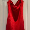 Zaful Red Satin Dress Photo 3