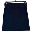 Banana Republic  Factory SZ 6 Mini Jean Skirt Stretch Dark Wash Slits Side Zipper Photo 0