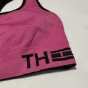 Tommy Hilfiger  Reversible Sports Bra Sz Extra Small XS Pink / Black Photo 2