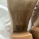 American Eagle | Tan Laser Cut heeled Mules sz 9 Photo 1