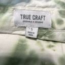 True Craft Blouse Green Tie Dye Long Sleeve Button Down Front Womens Small Worn Once Photo 9