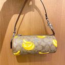 Coach  Nolita Barrel Bag In Signature Canvas With Banana Print Photo 3