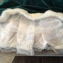 ma*rs Short Green Hooded Dress White FauxFur Trim  Claus Santa Christmas Size L NEW Photo 9