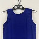 ZARA  Basic Sleeveless Tank Top Womens Medium Blue Photo 1