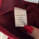 Nsr NWT  Merlot Red Faux Suede Joanna One Shoulder  Mini Dress M Photo 7