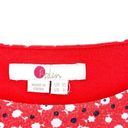 Daisy BODEN Flare Cuff Red & White Rosehip Aditya  Long Sleeve Smocked Blouse Top Photo 5