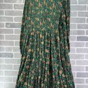 Torrid  Green V Neck MIDI Boho Floral Dress Size 2X Photo 4