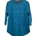 Nike  Women's Blue 3/4 Sleeve Top Photo 0