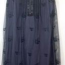 Rebecca Taylor  Dress Purple & Black Bumble Bee, A-Line, Lace Overlay Size 4 Photo 1