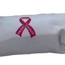 NWT White Breast Cancer Awareness Pencil Case Cosmetic Beauty Bag Keychain Pouch Photo 2