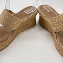 sbicca  Womens Jute Wedge Sandals Jute Platform Slip On 2.5" Heels Beige Size 8 Photo 11