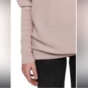 ALLSAINTS  Ridley Funnel Neck Cashmere and Wool Sweater-Shell Pink Size medium Photo 4