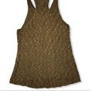 Free People  Brown Chevron Sweater Knit Tank Top size XS Photo 10