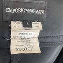 Emporio Armani  Black Pinstripe Mob Wife Dress Pants Slacks Size 6/28 Photo 6