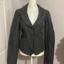 ALLSAINTS  Spitalfields Cotton And Linen Blend Gray Blazer Photo 0