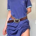 Dior 🤍VINTAGE RARE CHRISTAIN  BLUE & LIGHT BLUE POLO TSHIRT DRESS WITH POCKET & BOWS🤍 Photo 2
