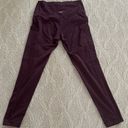 Aerie Chill Play Move marbled Maroon Full Length Leggings Photo 1