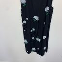 Daisy Handmade Painted  Floral Print Jumpsuit Size Medium Photo 2