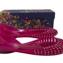 Stuart Weitzman Jealous  Jelly d'Orsay Flat - Raspberry - 38 Photo 4