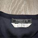 Tiffany & Co. Dark Navy Blue Half Sleeve Crewneck Top Size S Photo 4