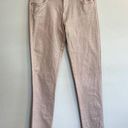 Alice + Olivia  PALE PEACH 5-POCKET SKINNY LEG JEANS size 6 Photo 0