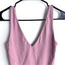 Babaton  Small Pink Contour V-Neck Bodysuit Photo 1