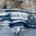 Ava & Viv -  stone wash denim frayed hem line size 22w nwt Photo 5