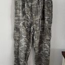 American Eagle  Camo Camouflage Elastic Waist Jogger Cargo Utility Large Photo 0