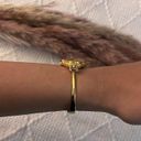 Dainty Vintage Gold Quartz Cuff Watch Photo 6