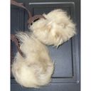 Saint Laurent Vintage YSL Yves  fur‎ bonnet hat with pompoms One Size Photo 9