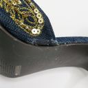 Anne Michelle Vintage Y2K  Sequin Beaded Heels Photo 14