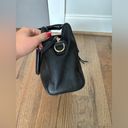 Kate Spade  Hadlen Grant Park Satchel Black Pebbled Leather Purse Photo 3