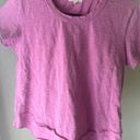 Daisy Leallo  Ruffle Bottom Berry Tee size medium Photo 4