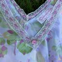 Oscar de la Renta Pink Label floral coquette y2k fairy nightgown slip dress Photo 4