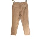 J.Crew  Women’s Size Medium Tie-waist Camp Pant Beachwood Beige Pull On Ankle Tro Photo 1