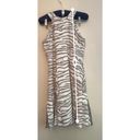 Rebecca Taylor  Snow Tiger Print Flare Dres size 4 Photo 4