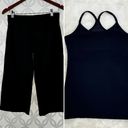 Lululemon  Black Bundle Crop Pants and Tank Top Size 6 Photo 1