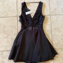 Bebe NWT  sparkly black mini dress Photo 0