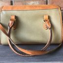 Dooney & Bourke  Vintage Classic Leather Shoulder Barrel Satchel Bag Brit… Photo 5