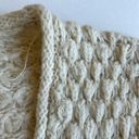 Free People  Cream Oversized Chunky Knit Wool Blend Sweater Women’s Size Medium Photo 2